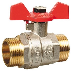 кран шаров. Terma RED 1/2" н/н бант. 31005