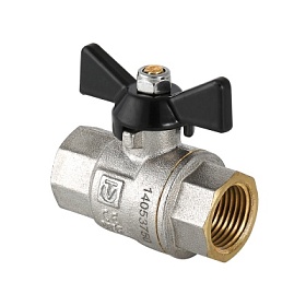 VT.317 Кран шаровой VALTEC PERFECT, рукоятка бабочка 1" вн.вн.