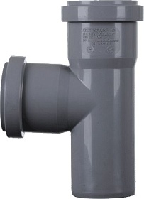 Тройник PP д.75*75*45гр. Ostendorf