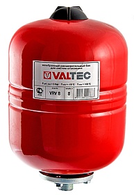 Бак расш. д/отопления VALTEC 100л  КРАСНЫЙ (с ножками)
