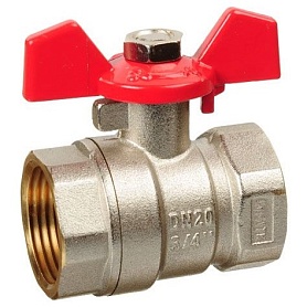 кран шаров. Terma RED 3/4" в/в бант. 31023