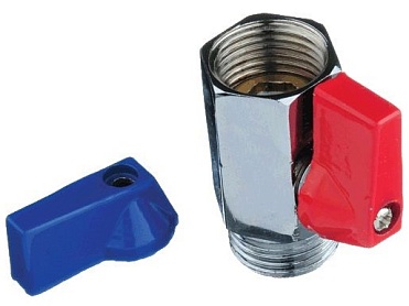 кран-мини шаровый TRm 1/2"*1/2" в/в 33802 