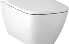 Унитаз Geberit Smyle Square 500.683.00.2 подвесной с сиденьем микролифт