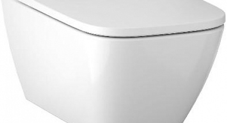 Унитаз Geberit Smyle Square 500.683.00.2 подвесной с сиденьем микролифт