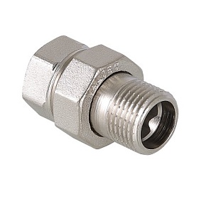 VT.341 Сгон прямой ВН  3/4" никель