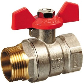 кран шаров. Terma RED 1" в/н бант. 31034